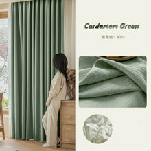 画像をギャラリービューアに読み込む, 【オーダー可】Thin-Wrinkle Shading Curtain 細かいシワ入り厚手遮光カーテン