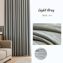 画像をギャラリービューアに読み込む, 【オーダー可】Thin-Wrinkle Shading Curtain 細かいシワ入り厚手遮光カーテン