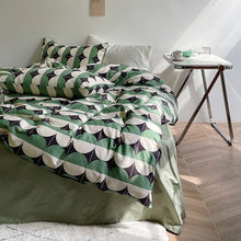 画像をギャラリービューアに読み込む, Geometric Pattern Bedlinen Set 幾何学柄寝具カバーセット4種