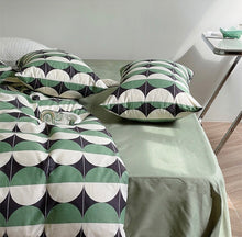 画像をギャラリービューアに読み込む, Geometric Pattern Bedlinen Set 幾何学柄寝具カバーセット4種