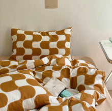 画像をギャラリービューアに読み込む, Geometric Pattern Bedlinen Set 幾何学柄寝具カバーセット4種