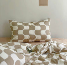 画像をギャラリービューアに読み込む, Geometric Pattern Bedlinen Set 幾何学柄寝具カバーセット4種