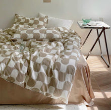 画像をギャラリービューアに読み込む, Geometric Pattern Bedlinen Set 幾何学柄寝具カバーセット4種