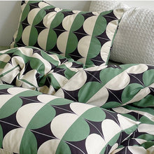 画像をギャラリービューアに読み込む, Geometric Pattern Bedlinen Set 幾何学柄寝具カバーセット4種