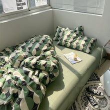 画像をギャラリービューアに読み込む, Geometric Pattern Bedlinen Set 幾何学柄寝具カバーセット4種