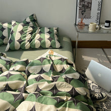 画像をギャラリービューアに読み込む, Geometric Pattern Bedlinen Set 幾何学柄寝具カバーセット4種