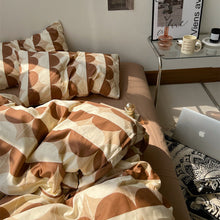 画像をギャラリービューアに読み込む, Geometric Pattern Bedlinen Set 幾何学柄寝具カバーセット4種