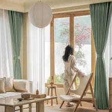 画像をギャラリービューアに読み込む, 【オーダー可】Thin-Wrinkle Shading Curtain 細かいシワ入り厚手遮光カーテン