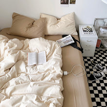 Load image into Gallery viewer, Two-color Simple Bedding Set Ver.2 二色シンプル寝具カバーセットVer.2