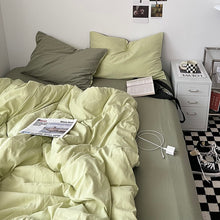 Load image into Gallery viewer, Two-color Simple Bedding Set Ver.2 二色シンプル寝具カバーセットVer.2