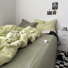 Load image into Gallery viewer, Two-color Simple Bedding Set Ver.2 二色シンプル寝具カバーセットVer.2