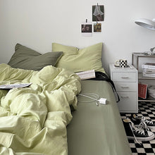 Load image into Gallery viewer, Two-color Simple Bedding Set Ver.2 二色シンプル寝具カバーセットVer.2
