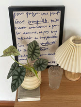 Load image into Gallery viewer, English Manuscript Hanging Painting 英詩の手書きの壁掛けアート