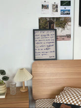 Load image into Gallery viewer, English Manuscript Hanging Painting 英詩の手書きの壁掛けアート