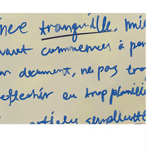 Load image into Gallery viewer, English Manuscript Hanging Painting 英詩の手書きの壁掛けアート