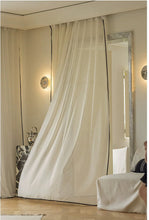 画像をギャラリービューアに読み込む, 【オーダー可】Medieval Black Edged Lace Curtain 中世風黒縁レースカーテン
