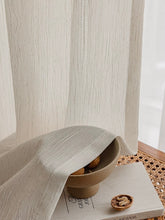 画像をギャラリービューアに読み込む, 【オーダー可】Ivory Flowing Cloud Sheer Curtain 流雲レースカーテン