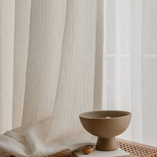 画像をギャラリービューアに読み込む, 【オーダー可】Ivory Flowing Cloud Sheer Curtain 流雲レースカーテン
