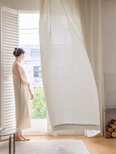 画像をギャラリービューアに読み込む, 【オーダー可】Ivory Flowing Cloud Sheer Curtain 流雲レースカーテン