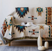 画像をギャラリービューアに読み込む, Vintage Reversible Sofa Cover ヴィンテージエスニックソファカバー