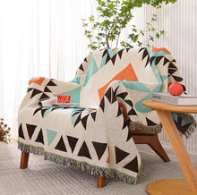 画像をギャラリービューアに読み込む, Vintage Reversible Sofa Cover ヴィンテージエスニックソファカバー