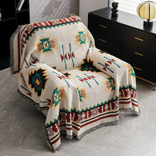 画像をギャラリービューアに読み込む, Vintage Reversible Sofa Cover ヴィンテージエスニックソファカバー