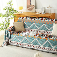 画像をギャラリービューアに読み込む, Vintage Reversible Sofa Cover ヴィンテージエスニックソファカバー