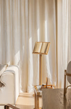 画像をギャラリービューアに読み込む, 【オーダー可】Natural Stripe Linen Curtain ストライプリネンシアーカーテン