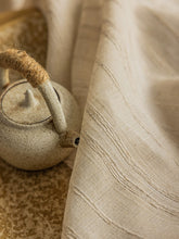 画像をギャラリービューアに読み込む, 【オーダー可】Natural Stripe Linen Curtain ストライプリネンシアーカーテン