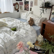 Load image into Gallery viewer, Blue Seine Bedding Set ブルーセーヌの寝具カバーセット