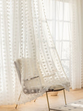 画像をギャラリービューアに読み込む, 【オーダー可】French White Pom-pom Lace Curtain フレンチポンポンレースカーテン