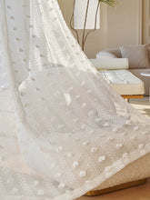 画像をギャラリービューアに読み込む, 【オーダー可】French White Pom-pom Lace Curtain フレンチポンポンレースカーテン