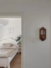 Load image into Gallery viewer, Retro Wooden Candle Holder Mirror レトロキャンドルホルダー壁掛け鏡