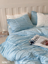 画像をギャラリービューアに読み込む, Blue Ballet-Style Bedding Set ブルーバレエ風寝具カバーセット