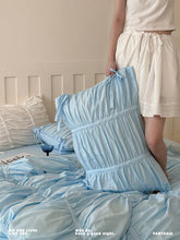 画像をギャラリービューアに読み込む, Blue Ballet-Style Bedding Set ブルーバレエ風寝具カバーセット