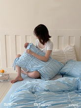 画像をギャラリービューアに読み込む, Blue Ballet-Style Bedding Set ブルーバレエ風寝具カバーセット