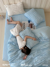 画像をギャラリービューアに読み込む, Blue Ballet-Style Bedding Set ブルーバレエ風寝具カバーセット