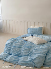 画像をギャラリービューアに読み込む, Blue Ballet-Style Bedding Set ブルーバレエ風寝具カバーセット