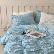 画像をギャラリービューアに読み込む, Blue Ballet-Style Bedding Set ブルーバレエ風寝具カバーセット