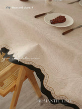 画像をギャラリービューアに読み込む, Waterproof Irregular Lace Tablecloth 撥水・撥油生地フリルテーブルクロス9選