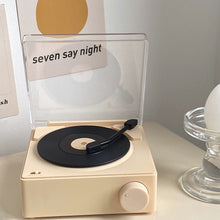 Load image into Gallery viewer, Record Player Design Bluetooth Speaker レコードプレーヤー風bluetoothスピーカー