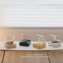 Load image into Gallery viewer, Record Player Design Bluetooth Speaker レコードプレーヤー風bluetoothスピーカー