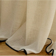 画像をギャラリービューアに読み込む, 【オーダー可】Medieval Black Edged Lace Curtain 中世風黒縁レースカーテン