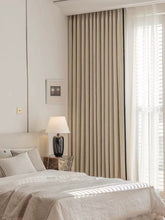 画像をギャラリービューアに読み込む, 【オーダー可】Chenille Black Edged Shading Curtain シェニール織黒縁遮光カーテン