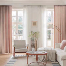 画像をギャラリービューアに読み込む, 【オーダー可】Chenille Black Edged Shading Curtain シェニール織黒縁遮光カーテン