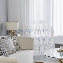 画像をギャラリービューアに読み込む, 【オーダー可】Nordic Embroidered Geometric Tulle Curtain 幾何刺繍カーテン(2色展開)