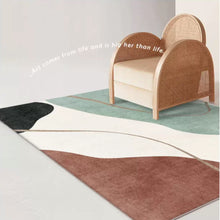 画像をギャラリービューアに読み込む, 12Design Modern Art Square Carpet モダンアートスクエアカーペット12種