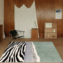 画像をギャラリービューアに読み込む, 12Design Modern Art Square Carpet モダンアートスクエアカーペット12種