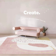 画像をギャラリービューアに読み込む, 12Design Modern Art Square Carpet モダンアートスクエアカーペット12種