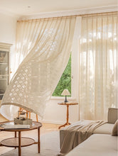画像をギャラリービューアに読み込む, 【オーダー可】3Design Natural Lace Curtain 風星雲のレースカーテン